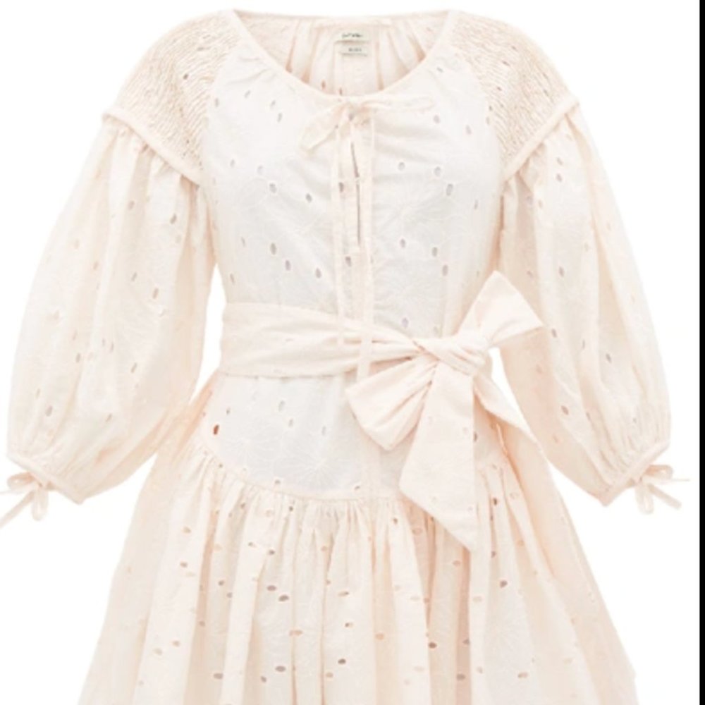 Innika Choo's  Pale Peach Pink cotton dress. NWT.